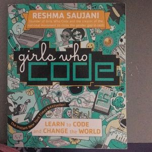 🥑4/$20 “Girls who code” empowering book for girls